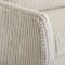 Olsen Swivel Accent Chair in Ivory Fabric by Klaussner