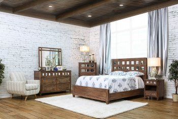 Frontera CM7586 Bedroom in Rustic Oak Tone w/Options [FABS-CM7586-Frontera]