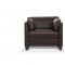 Matias Chair 55012 in Chocolate Leather by MI Piace