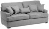 Devlin Sofa & Loveseat Set in Gray Fabric w/Options