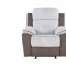 U5050 Motion Sofa & Loveseat Set in Light & Dark Gray by Global