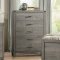 Woodrow Bedroom 2042 5Pc Set in Weathered Wood by Homelegance