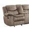 Bastrop Reclining Sofa 8230FBR in Brown Fabric by Homelegance