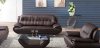 SP819BR Sofa in Brown Bonded Leather by Pantek w/Options