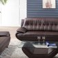 SP819BR Sofa in Brown Bonded Leather by Pantek w/Options