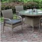 207 Outdoor Patio 5Pc Table Set in Tan by Poundex w/Options