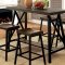 Lainey Counter Ht Dinette 5Pc Set CM3415PT in Weathered Oak