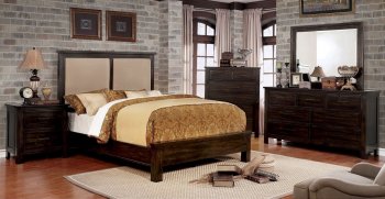 Canopus 5Pc Bedroom Set CM7423 in Dark Walnut w/Options [FABS-CM7423-Canopus Walnut]