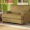 Conga Saddle Fabric Modern Living Room Sofa & Loveseat Set