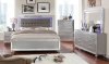 Brachium Bedroom Set 5Pc CM7977SV in Silver w/Options