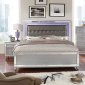 Brachium Bedroom Set 5Pc CM7977SV in Silver w/Options