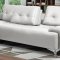 Turano Sectional Sofa LV00215 in Pearl White Leather by Mi Piace