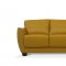 Valeria Sofa 54945 in Mustard Leather by Mi Piace w/Options