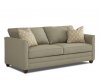 Tilly Sofa in Stone Fabric by Klaussner w/Queen Sleeper