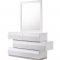 Da Vinci Bedroom Silver by J&M w/Optional Milan White Casegoods