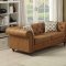 F6972 Sofa & Loveseat Set in Camel Leatherette by Boss