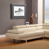 9601 Warren Sectional Sofa Bonded Leather Match by Homelegance