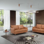 Safi Sofa LV00216 in Cappuccino Leather by Mi Piace w/Options