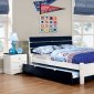 Kimmel CM7626BL 4Pc Kids Bedroom Set in White/Blue w/Options