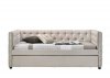 Romona Full Daybed 39445 in Beige Fabric by Acme w/Trundle