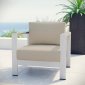 Shore Outdoor Patio Armchair EEI-2266 Choice of Color by Modway