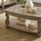 720598 Coffee Table in Antique Style Linen by Coaster w/Options