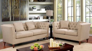 Imani Sofa CM6860 in Beige Fabric w/Options [FAS-CM6860 Imani]