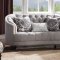 Saira Sofa 52060 in Light Gray Fabric by Acme w/Options