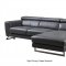 S266 Sectional Sofa in Gray Leather by Beverly Hills