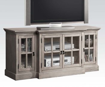 91180 Julian TV Stand in Salvage Gray by Acme [AMTV-91180 Julian]