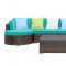 Montana Outdoor Patio Sectional 5Pc Set Choice of Color - Modway