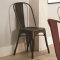 105610 Bellevue 5Pc Dining Set by Coaster w/Metal Legs & Chairs