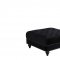 Sabrina Sectional Sofa 667 in Black Velvet Fabric by Meridian