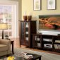 CM5059 Rochelle TV Console in Cherry w/Optional Pier Cabinets