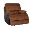 U1958 Motion Sofa in Pecan Fabric by Global w/Options