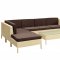 La Jolla Outdoor Patio Sectional Set Choice of Color by Modway