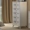 Aura Bedroom in a High Gloss White by At Home USA w/Options