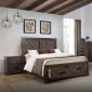 Lawndale Bedroom Set 5Pc 206300 in Dark Brown - Coaster w/Option