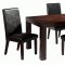 Merlot Birch Veneer Top Modern Dining Table w/Optional Items