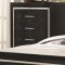 Zimmer 203721 Bedroom in Black by Coaster w/Options