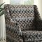 Zarate Accent Chair 59442 2Pc Set in Patterned Fabric by Acme