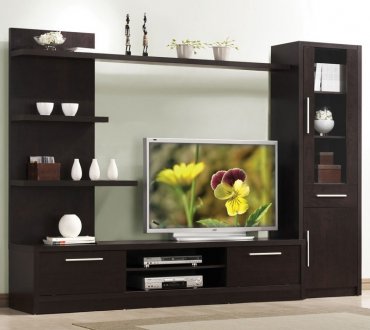 02475 Malloy Wall Unit in Espresso by Acme