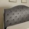 Betelguese Bed CM7421GY in Gray w/LED Light Headboard