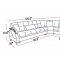 Trento Selen Brown Sectional Sofa Bed by Istikbal w/Options