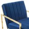 Inspire Accent Chair in Navy Velvet by Modway