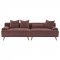 Elizabeth Extra Long Sofa 503957 in Wine Corduroy by Coaster