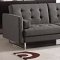 1471 Sectional Sofa in Grey Fabric by ESF w/Sleeper