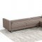 Smith Sectional Sofa Convertible 1471B in Brown Fabric by VIG