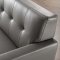 Engage Sofa in Gray Top-Grain Leather by Modway w/Options