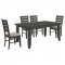 Dalila Dining Room Set 6Pc 102721 in Cappuccino by Coaster